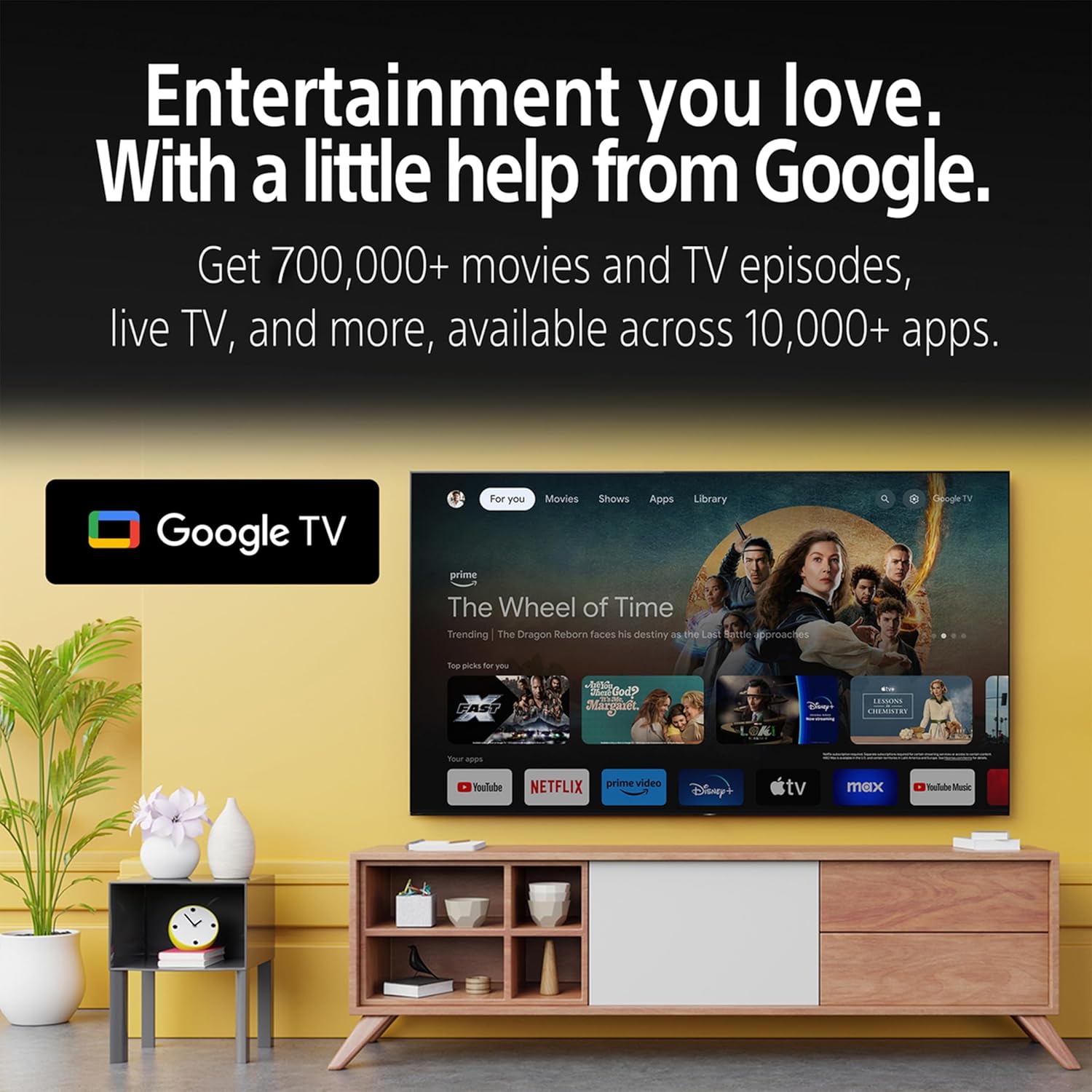 Sony BRAVIA 43 Inch 4K Ultra HD Smart LED Google TV K-43S20 Black - Image 2