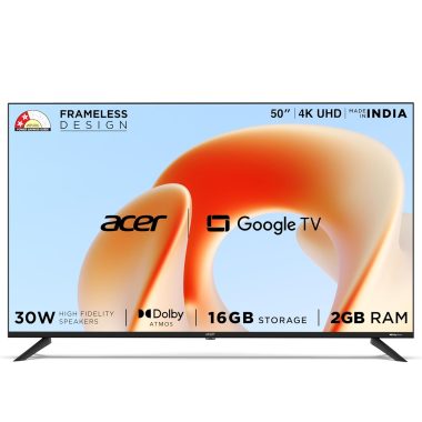 Acer 50 Inch 4K Ultra HD LED Smart Google TV G Plus Series AR50UDGGR2851AD