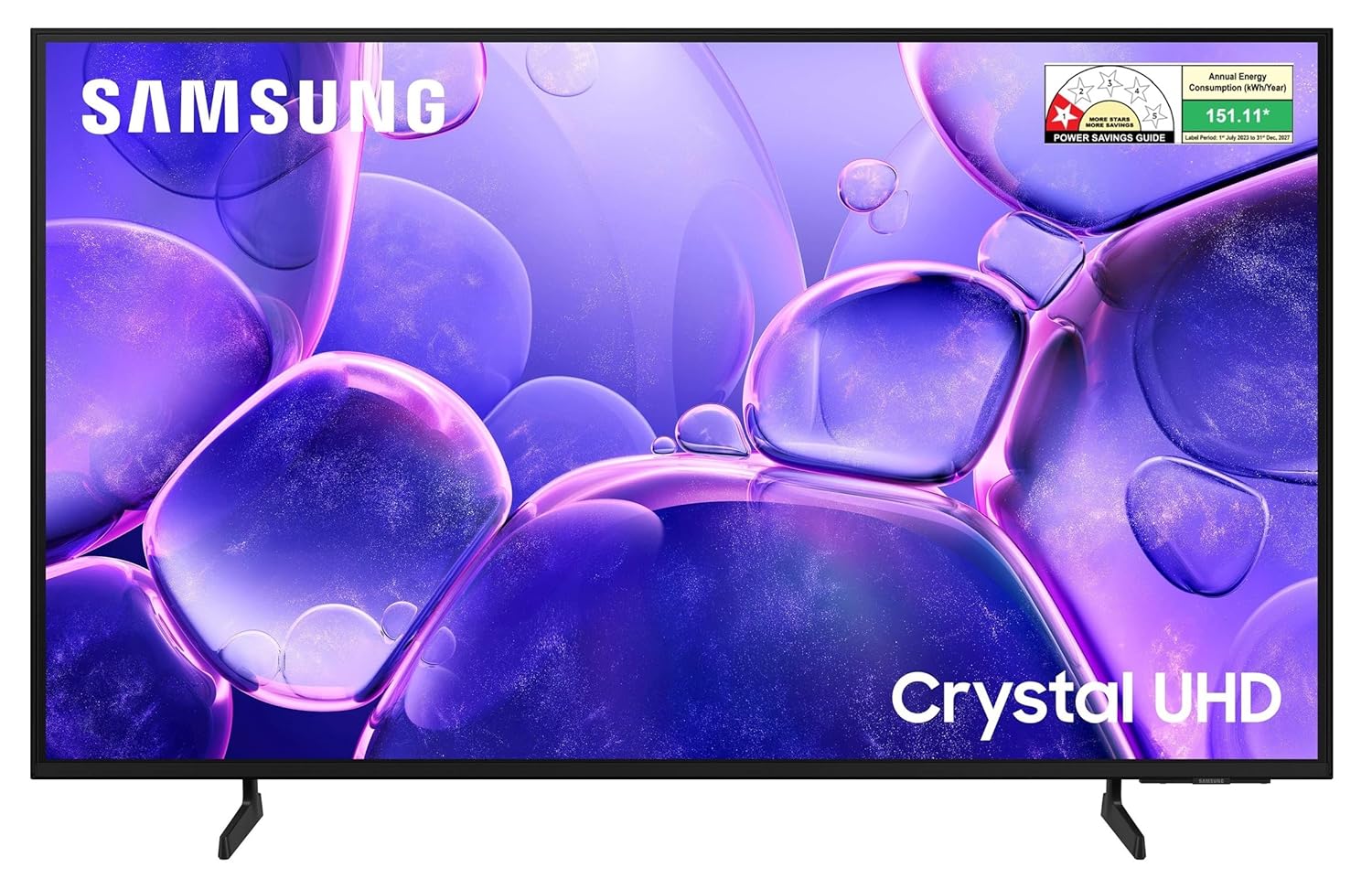 Samsung 43 Inch Crystal 4K Ultra HD Smart LED TV UA43U8100FULXL Black
