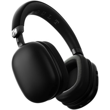 Boult Fluid X Black Bluetooth Wireless Headphones 60H Playtime, 40mm Bass Driver, ENC Mic, Type-C
