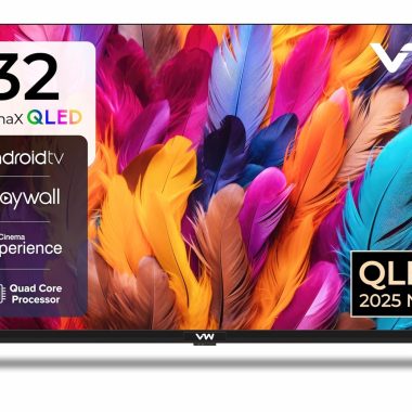 32 Inch HD Ready Smart QLED Android TV Black OptimaX Series VW32AQ1