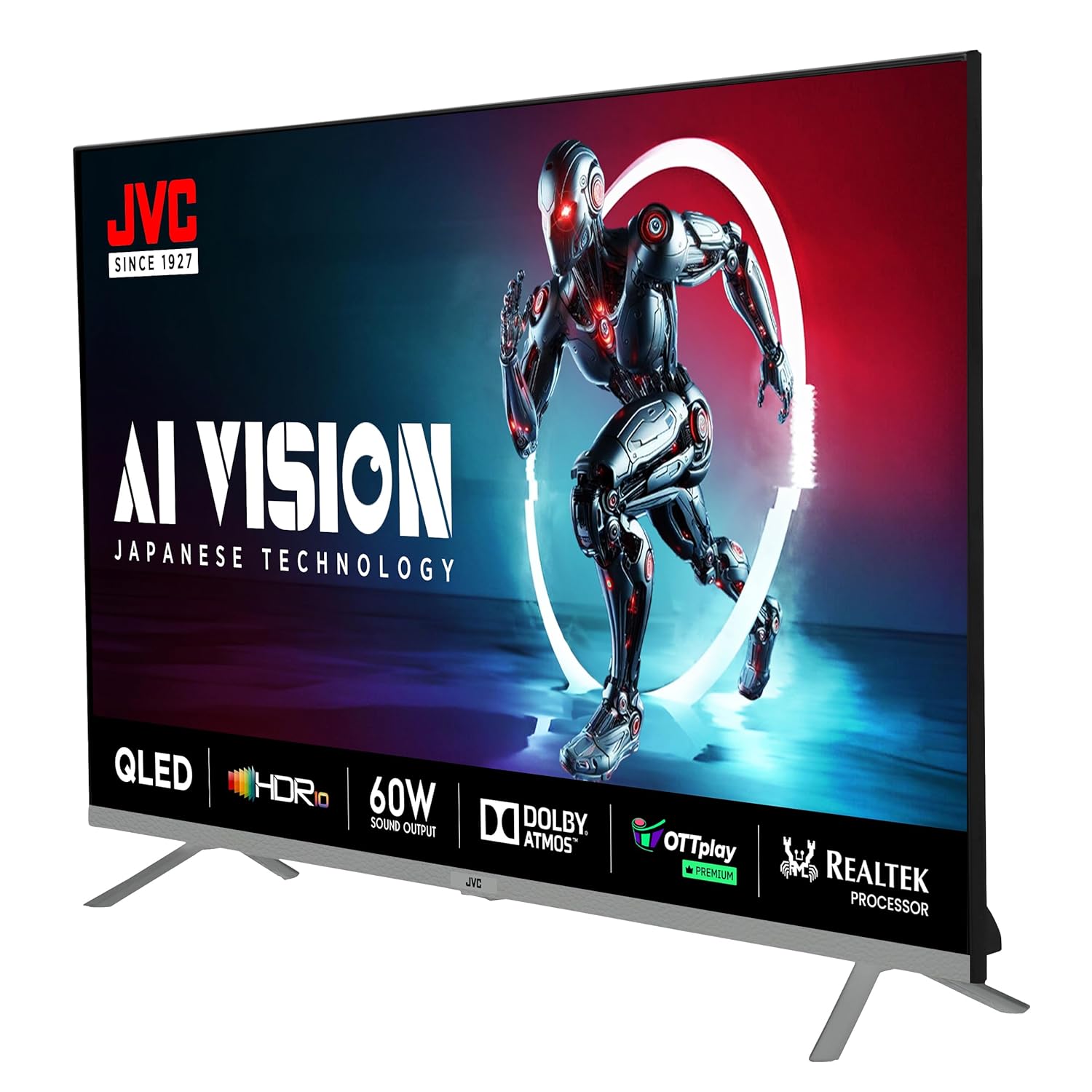 JVC 50-inch QLED Google TV LT-50NQ7165C AI Vision Series Black - Image 2