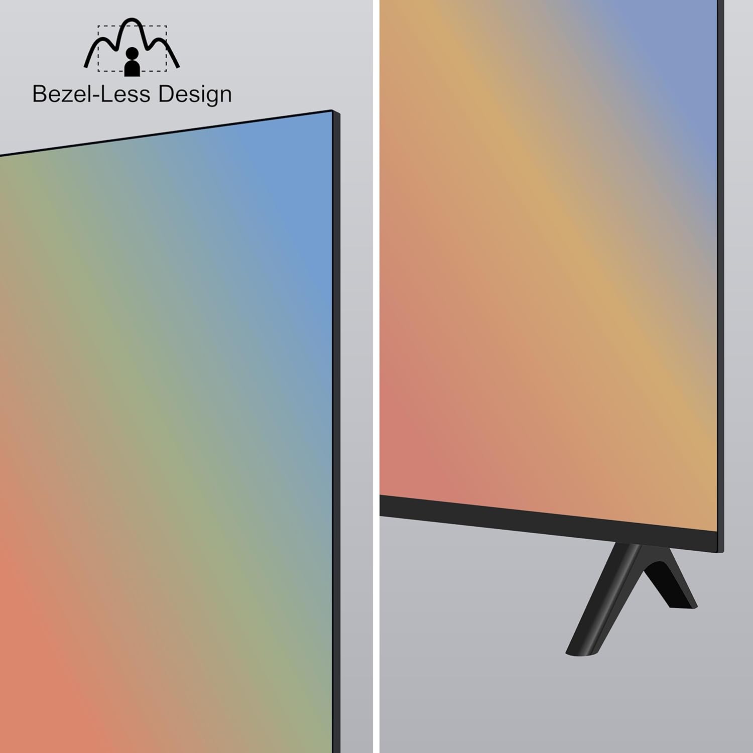 Foxsky 65 Inch Frameless 4K Ultra HD Smart LED TV FS65GATV Black - Image 16