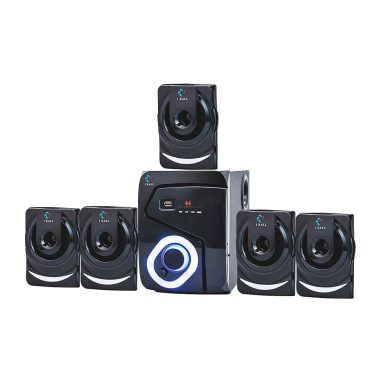 IKALL IK999 5.1 Channel Bluetooth Home Theater System Black Powerful Deep Bass Sound Aux USB FM