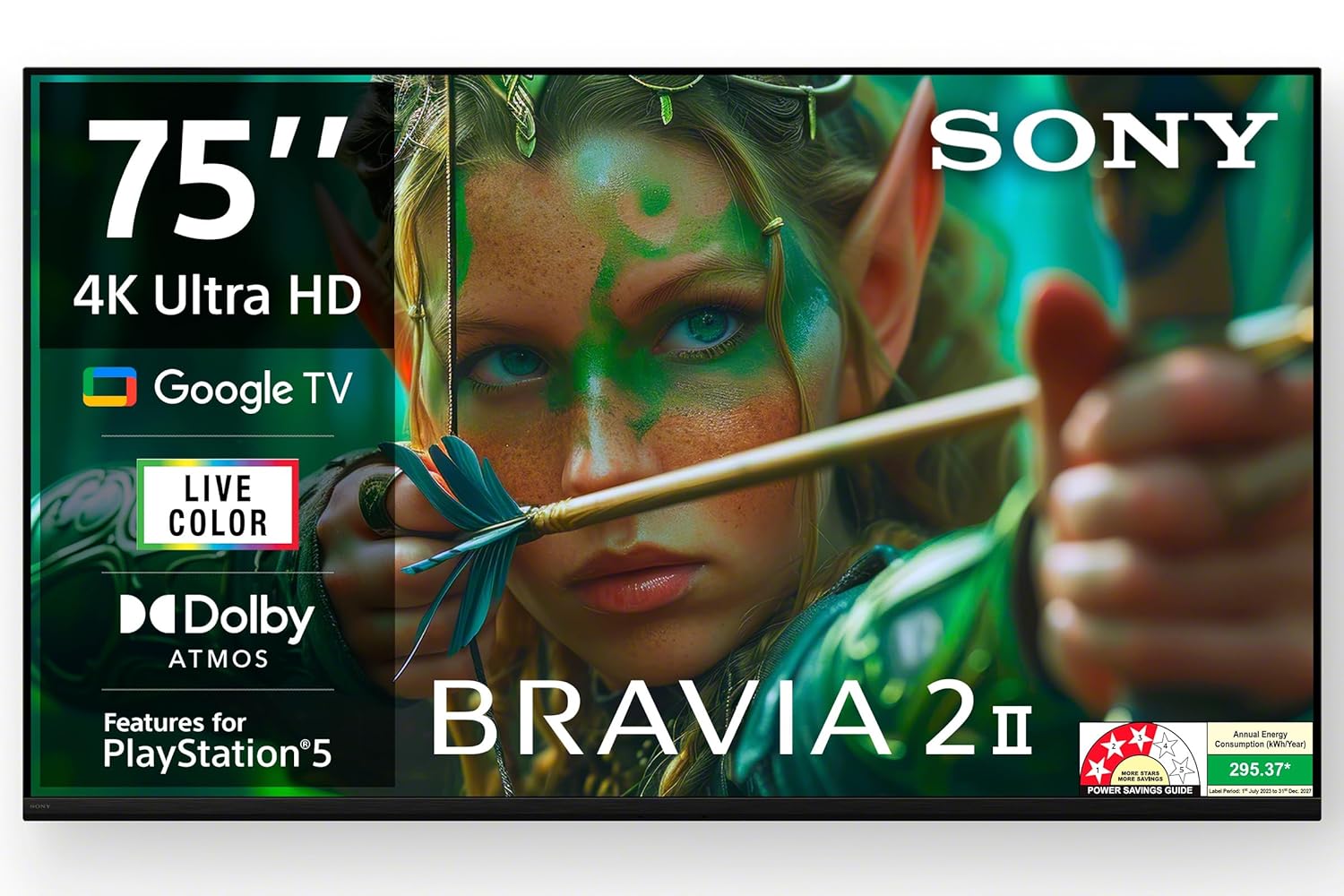 Sony BRAVIA 75 Inch 4K Ultra HD Smart Google TV K-75S25M2 2M2 Series
