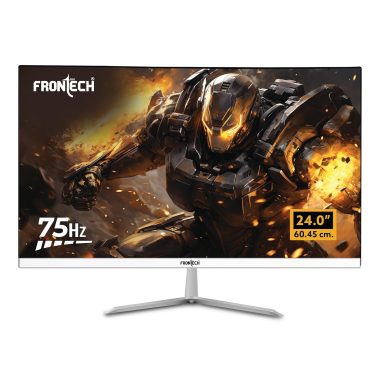 FRONTECH 24 Inch Full HD 1080p LED Monitor 75Hz IPS HDMI VGA Dual Speakers