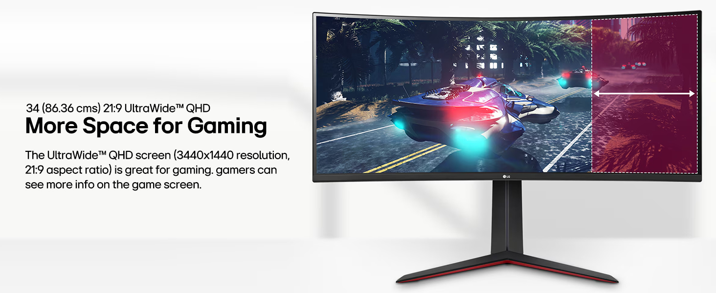 UltraGear 21:9 Curved WQHD Gaming Monitor