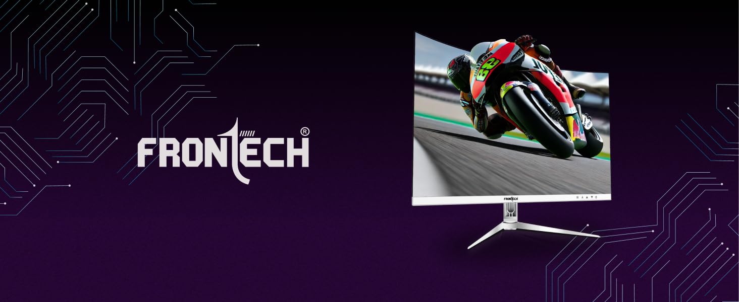 FRONTECH Ultima Series 22 Inch Curved LED Monitor