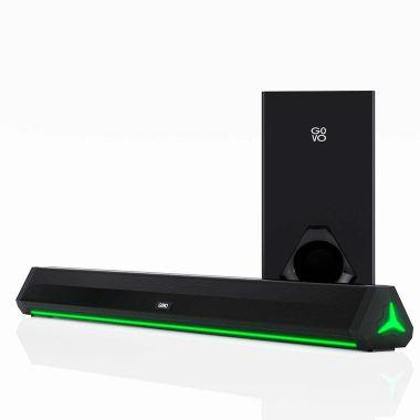 GOVO GOSURROUND 900 200W 2.1 Channel Home Theatre Soundbar with Deep Bass 6.5” Subwoofer Platinum Black