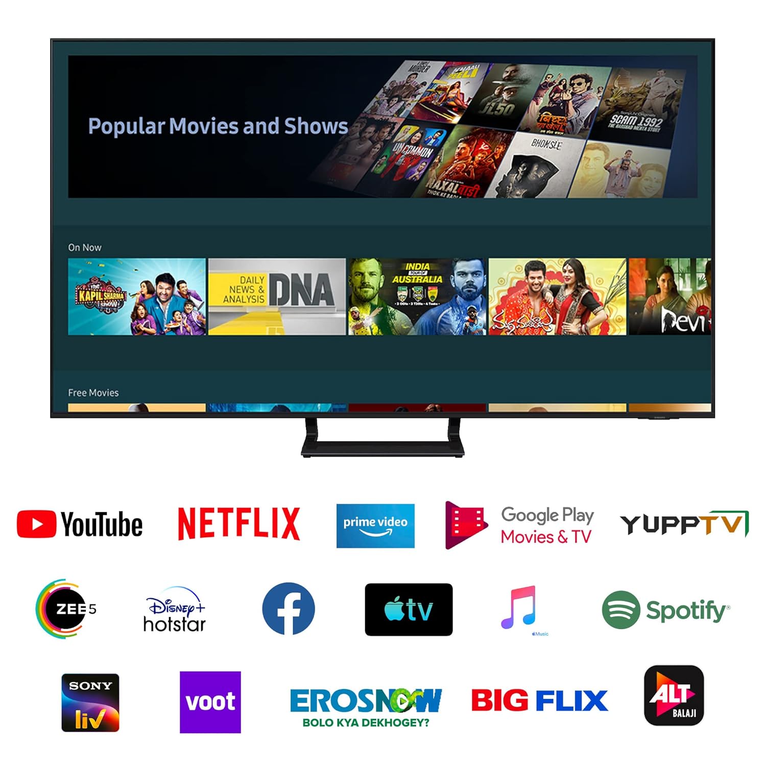 Samsung 43 Inch 4K Ultra HD Smart LED TV UA43BU8570ULXL Black New - Image 3