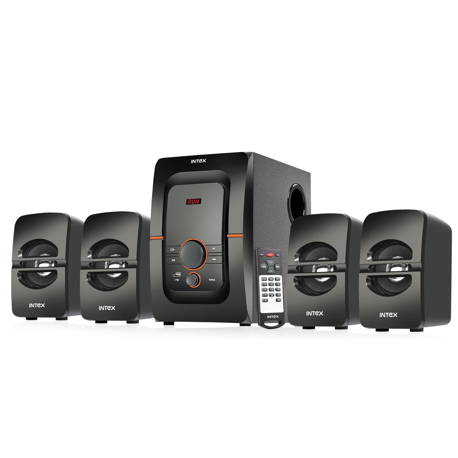 Intex Bang Plus 4.1 Channel Bluetooth Home Theater System 78W Black
