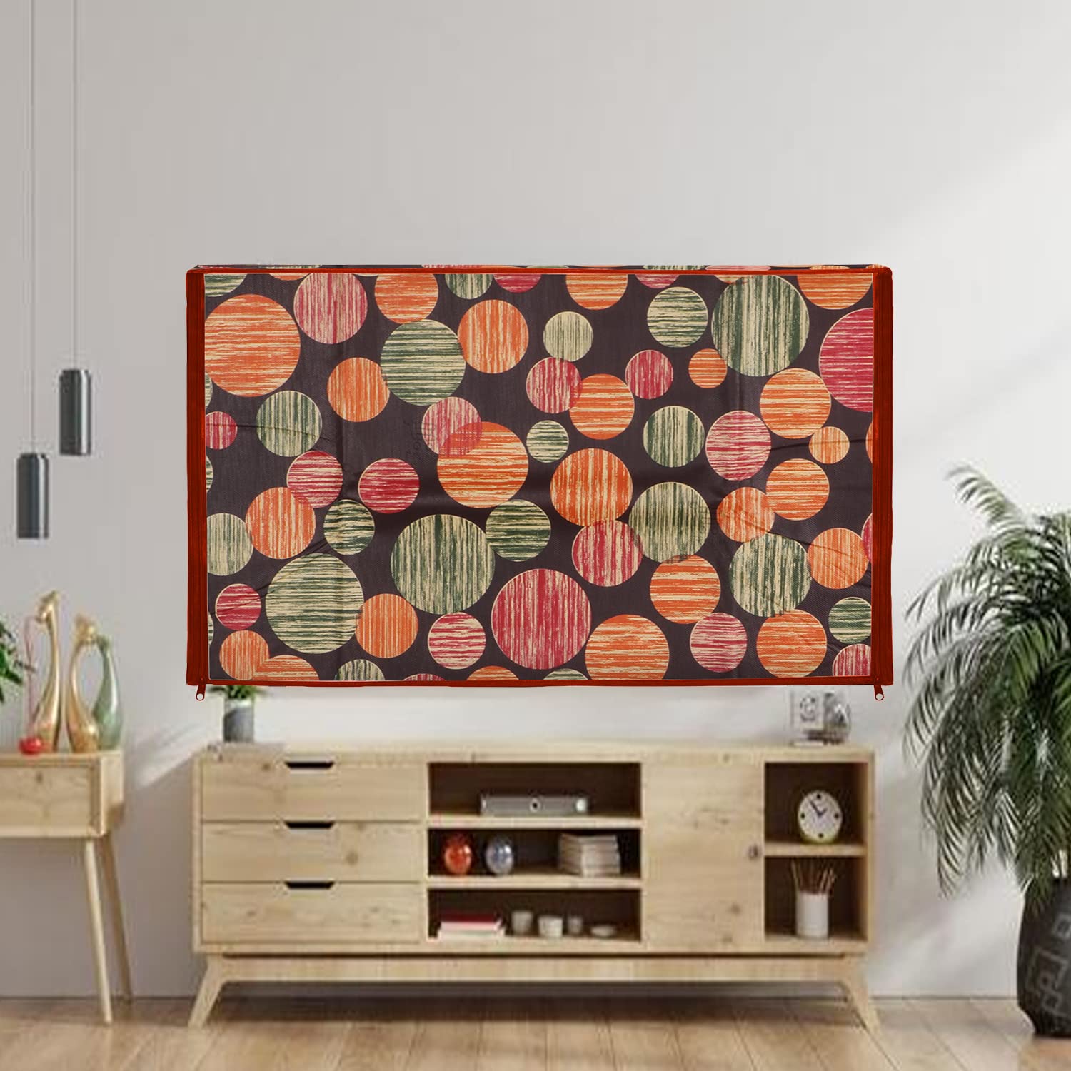 E-Retailer 42 Inch Transparent LCD/LED TV Protector Cover with Zipper, Multi-Color, 39x3x24 Inches
