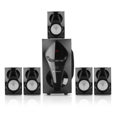 ZEBRONICS BT7591RUCF 5.1 Home Theater Speakers 95W RMS with 5.25" Subwoofer Bluetooth 5.0 Wall Mount