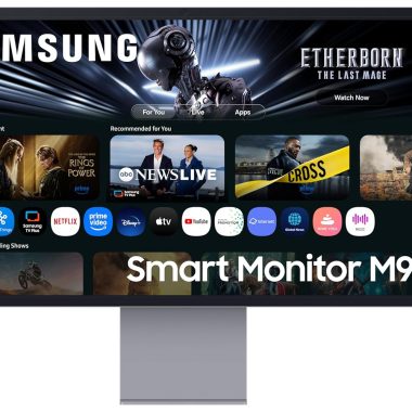 Samsung M9 Series 32 Inch 4K QD-OLED Vision AI Smart Monitor 165Hz 0.03ms 12MP Camera Carbon Silver