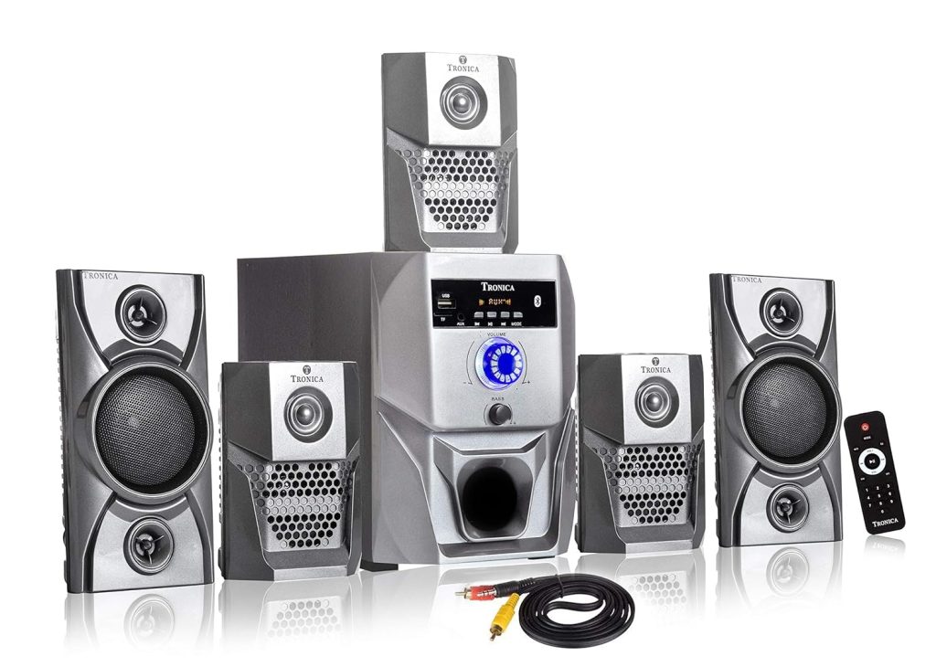 Tronica Super King 40W 5.1 Bluetooth Home Theater Speaker System Grey 5.1 Set