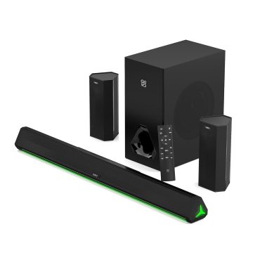 GOVO GOSURROUND 950 Platinum Black 500W 5.1 Channel Home Theatre Soundbar with 6.5" Subwoofer