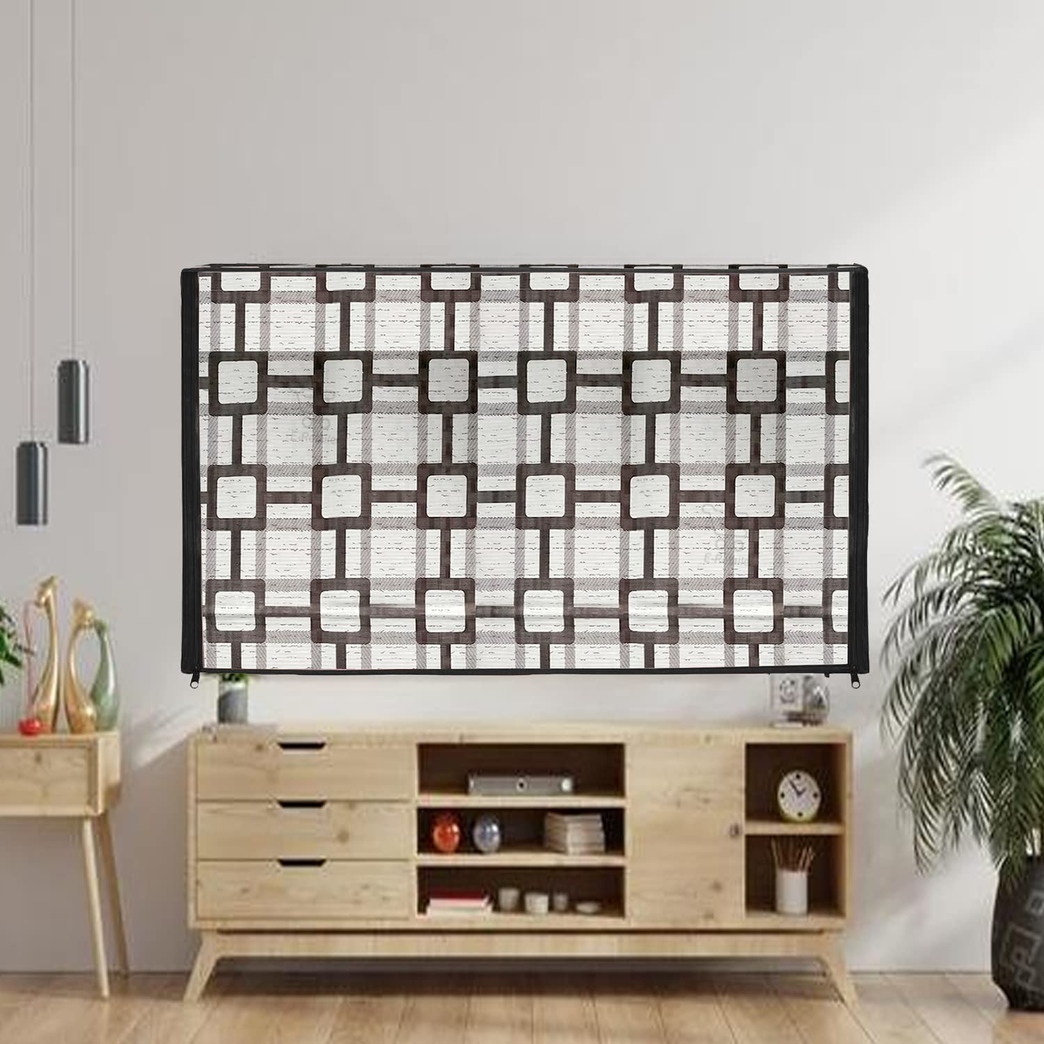 E-Retailer Transparent Zippered LCD/LED TV Protector Cover for 26 Inch TVs