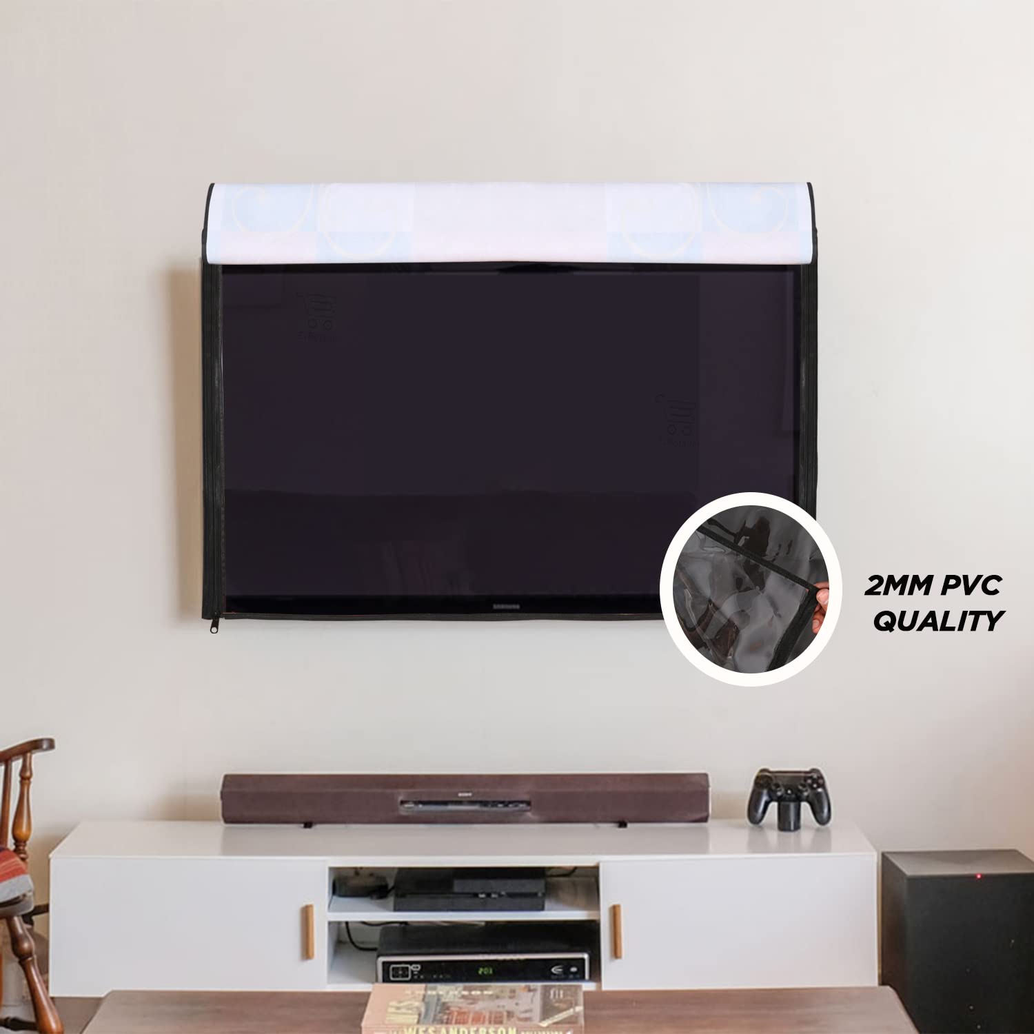 E-Retailer Transparent Zippered LCD/LED TV Protector Cover for 26 Inch TVs - Image 2