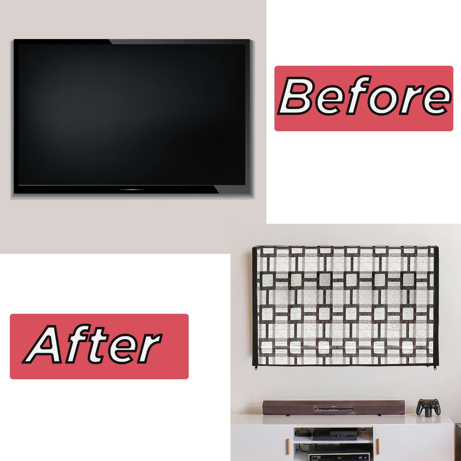 E-Retailer Transparent Zippered LCD/LED TV Protector Cover for 26 Inch TVs - Image 8