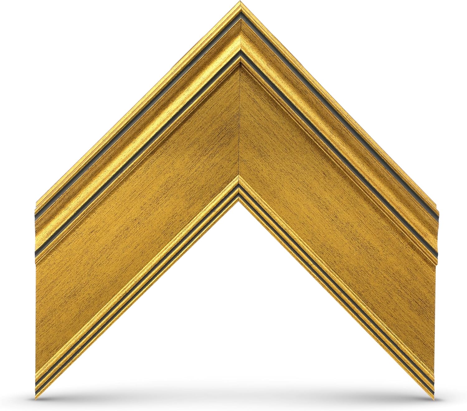 Antique Gold Deco Frame for Samsung The Frame TV and Pro 50 Inch 2021-2025 - Image 3