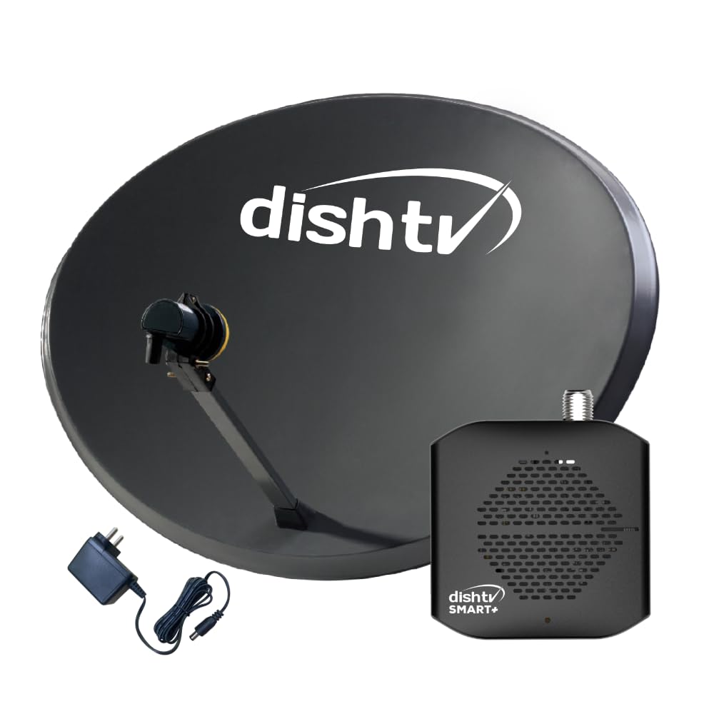 DishTV Smart+ HD Set-Top Box Dongle 3-Month Pack Watcho Max Free Antenna