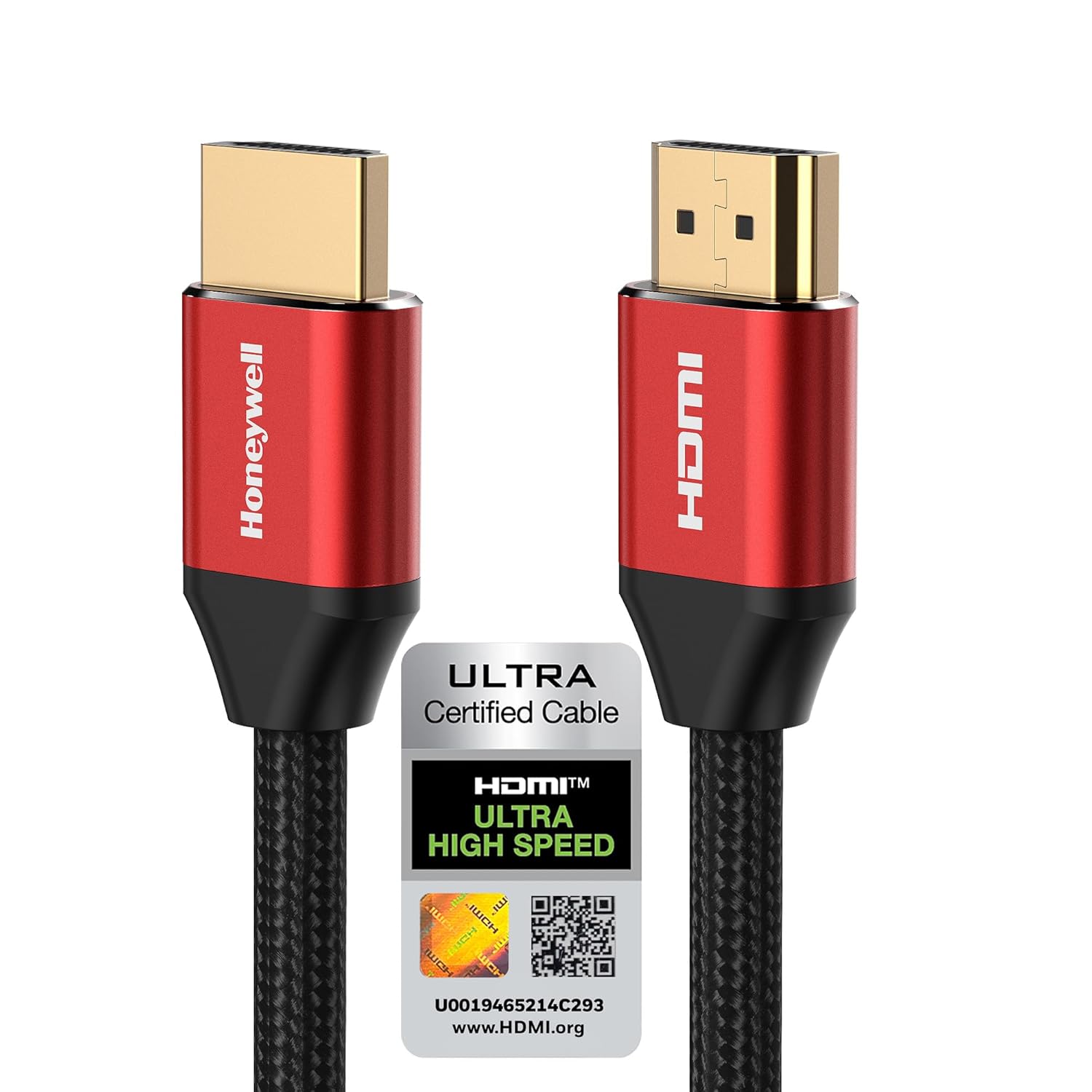 Honeywell 9.8ft 3M HDMI 2.1 Cable 8K 60Hz 4K 120Hz UHD 48Gbps Ultra High Speed Ethernet eARC