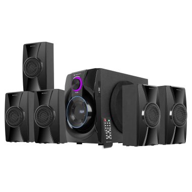 Zebronics Basso 100 5.1 Home Theater Speaker 90W RMS with 5.25 Inch Subwoofer and Bluetooth 5.1
