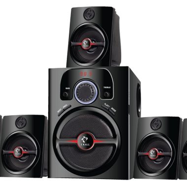 IKALL IK444 5.1 Channel Home Theatre System Black Multiple Connectivity