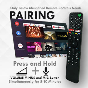 sony tv remote with voice control