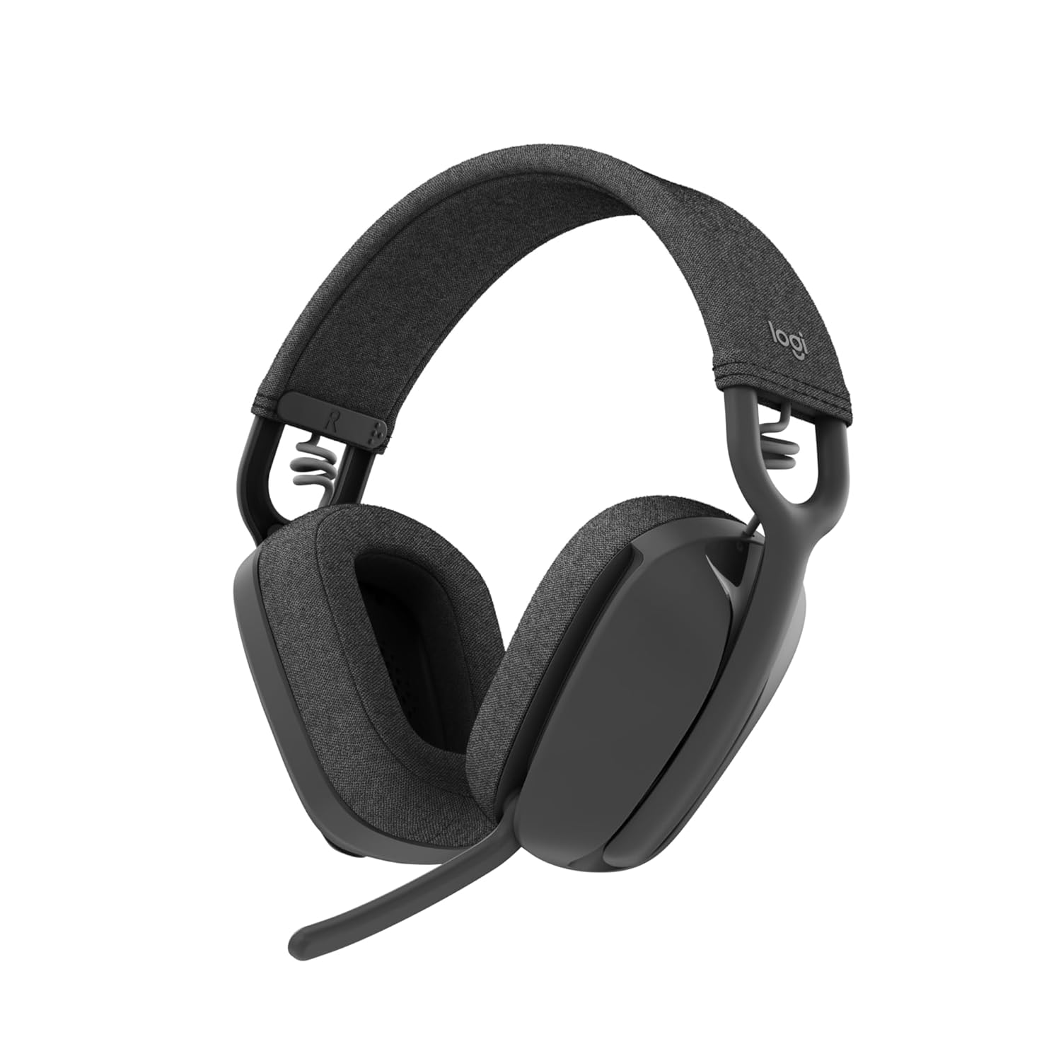 Logitech Zone Vibe 100 Lightweight Wireless Over-Ear Headphones Graphite Advanced Multipoint Bluetooth