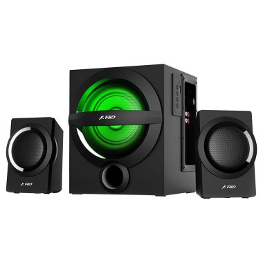 F&D A140X Black 2.1 Channel Multimedia Bluetooth Speaker System with Subwoofer, USB, FM