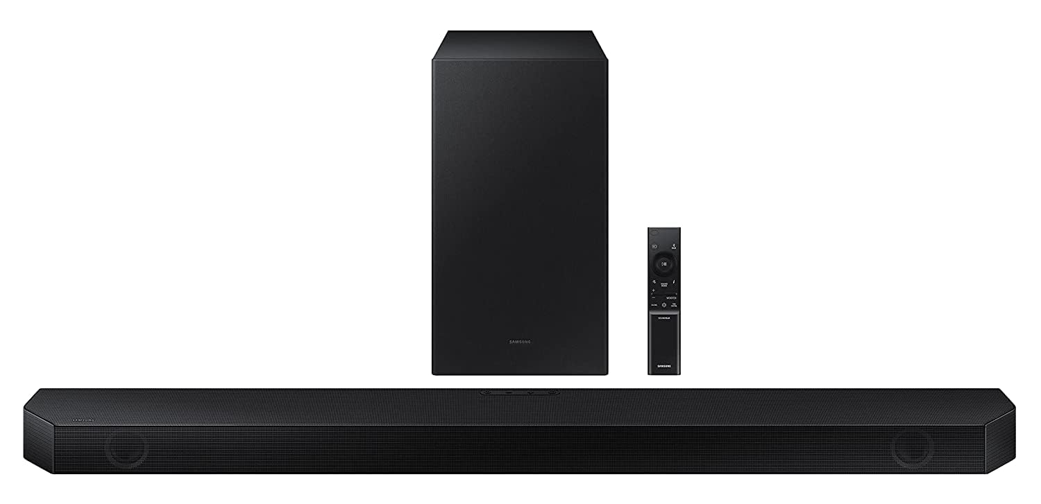 Samsung HW-Q600C XL 3.1.2 Channel Soundbar with Wireless Subwoofer, Dolby Atmos, Black