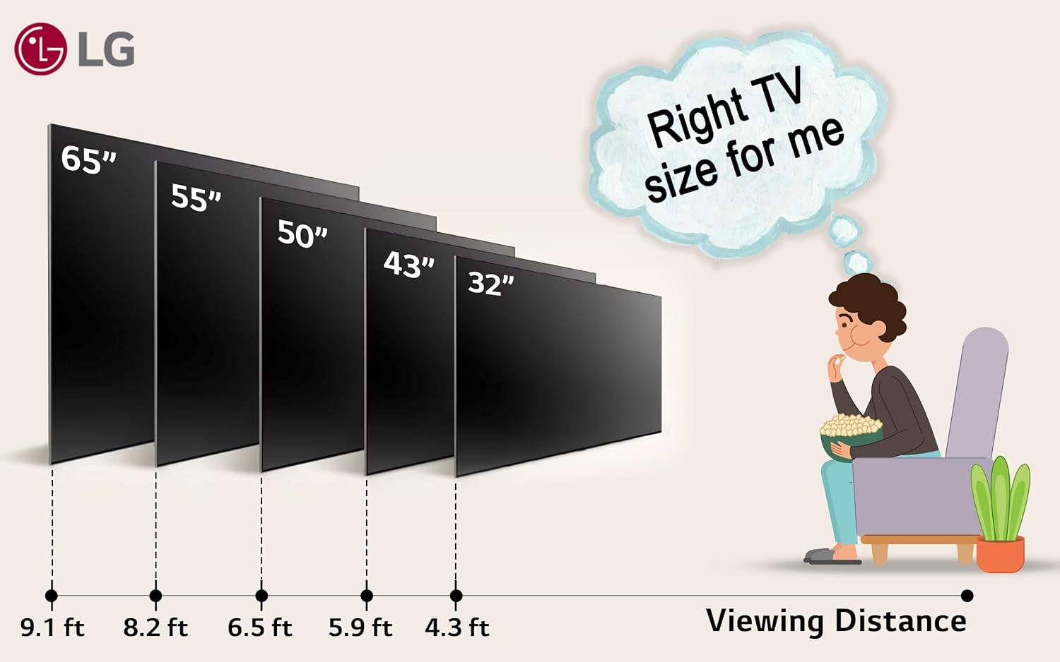 LG 32 Inch HD Ready Smart LED TV Dark Iron Gray 32LM563BPTC - Image 7