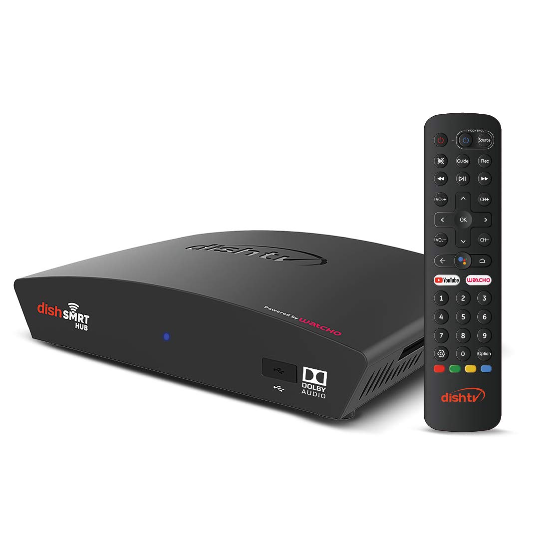 DishTV Smart+ Steam Android Set Top Box with 3000 Instant Recharge and 6 OTT Apps