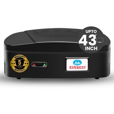 Everest ENT 60-N New Model 43 Inch LED TV Home Theater Set Top Box Voltage Stabilizer Black