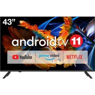 Matex, 43” Inches FRAMELESS Smart TV+Netflix,Youtube +WALL HANGER