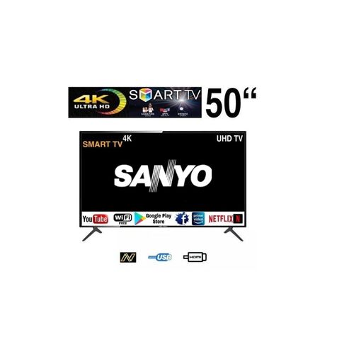 50-Inch 4k UHD Android Smart TV + Wall Bracket