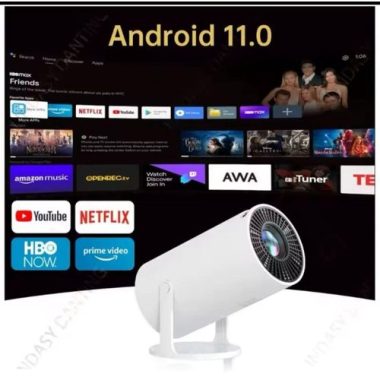 4K Smart Mini Projector – Wireless Bluetooth 5G Android Projector For Phone And Home Cinema