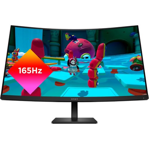 Omen 32c By Hp 31.5 Inch Qhd 165hz Curved Gaming Monitor – (2560 X 1440) 3000:1 1ms Gtg