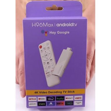 Original H96 MAX Android TV Stick Allwinner H313 with 2.4G Wifi 5G Wifi 16GB and 8GB 4K 3D HDR Goole Voice Remote