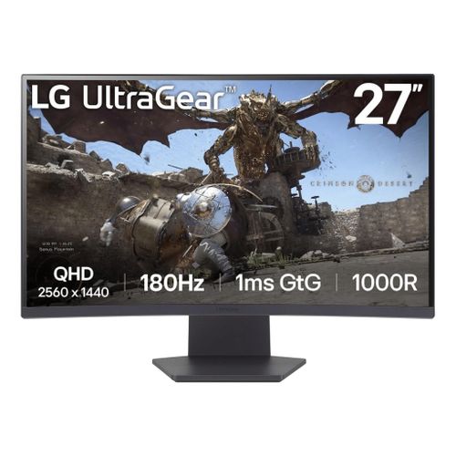 27” UltraGear™ QHD, 1ms (GtG) Curved Gaming Monitor