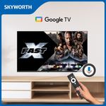SKYWORTH 43” Frameless GOOGLE Smart FHD EYE CARE LED TV 43E5500G + 1 Year Warranty 4