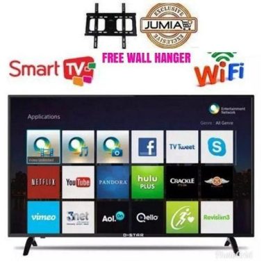 43″ INCHES SMART 4K TV + Wall Bracket