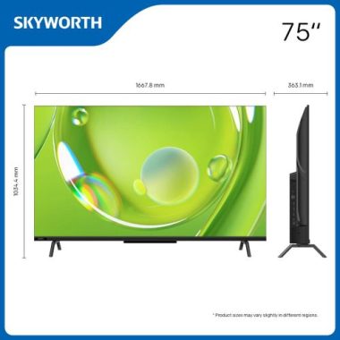 SKYWORTH 75” GOOGLE UHD EYE CARE LED TV 75G6500G + 1 Year Warranty