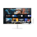 27″ M70C, USB-C, UHD White Smart Monitor with Speakers & Remote 1