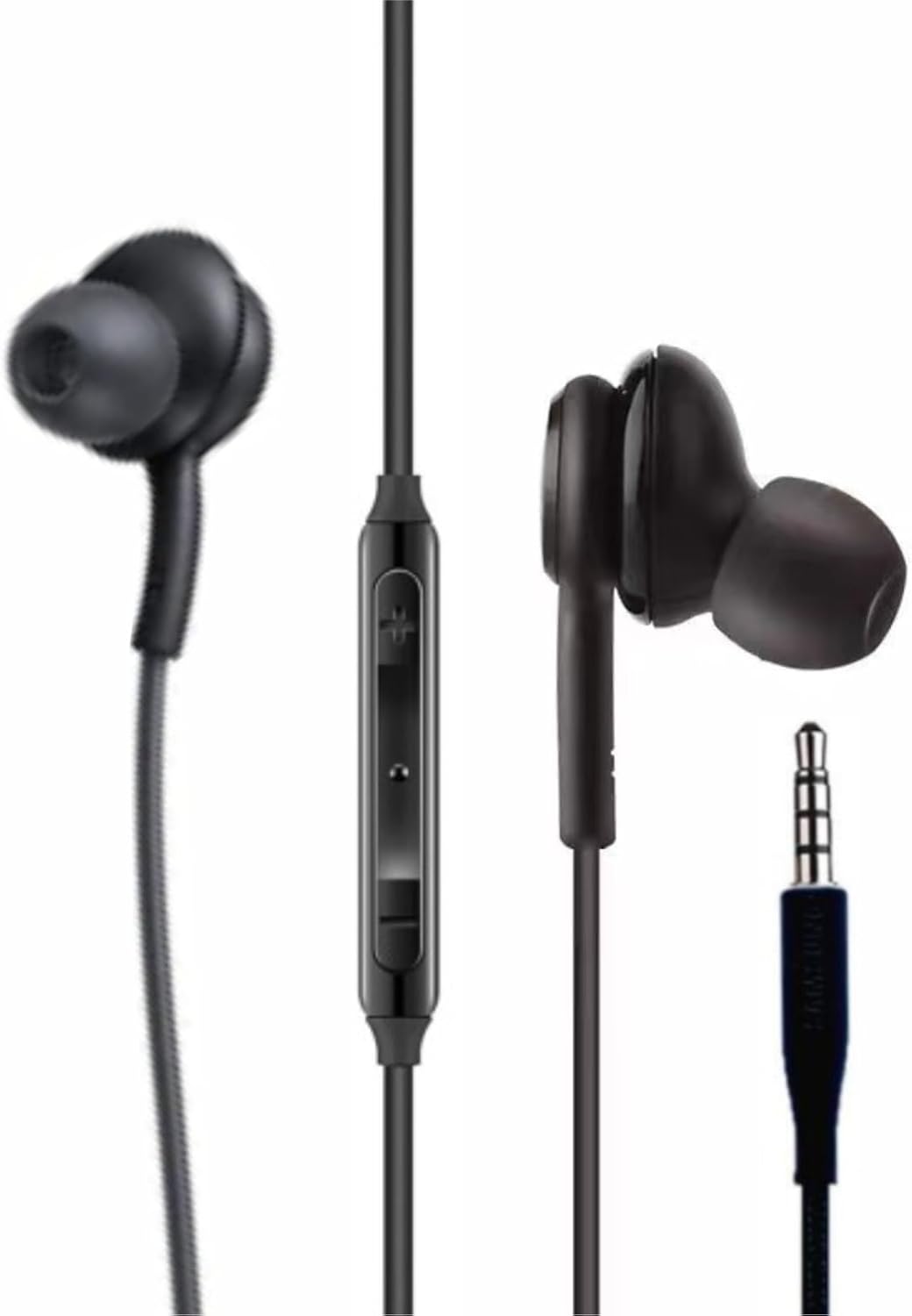 New 2025 Black 3.5mm Jack Stereo Earbuds with Mic for Samsung Galaxy S Series & Note 9