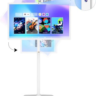 27 Inch Portable Touchscreen Rolling Monitor 1080p Smart Screen 8GB+128GB Android 13