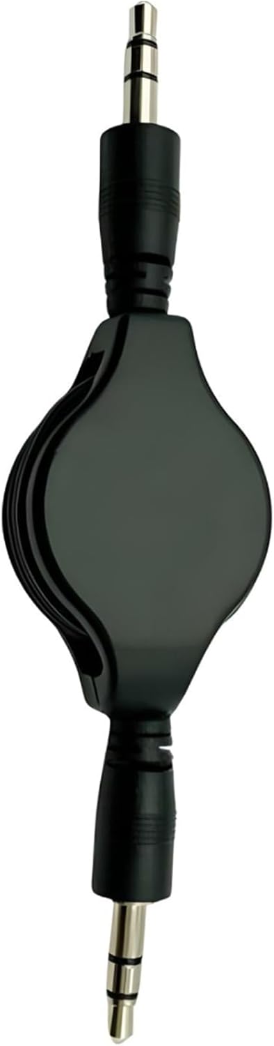 3.5mm Auxiliary Audio Cable Cord for iPod iPhone Zune Car Stereo MP3 Black 6ft - Image 3