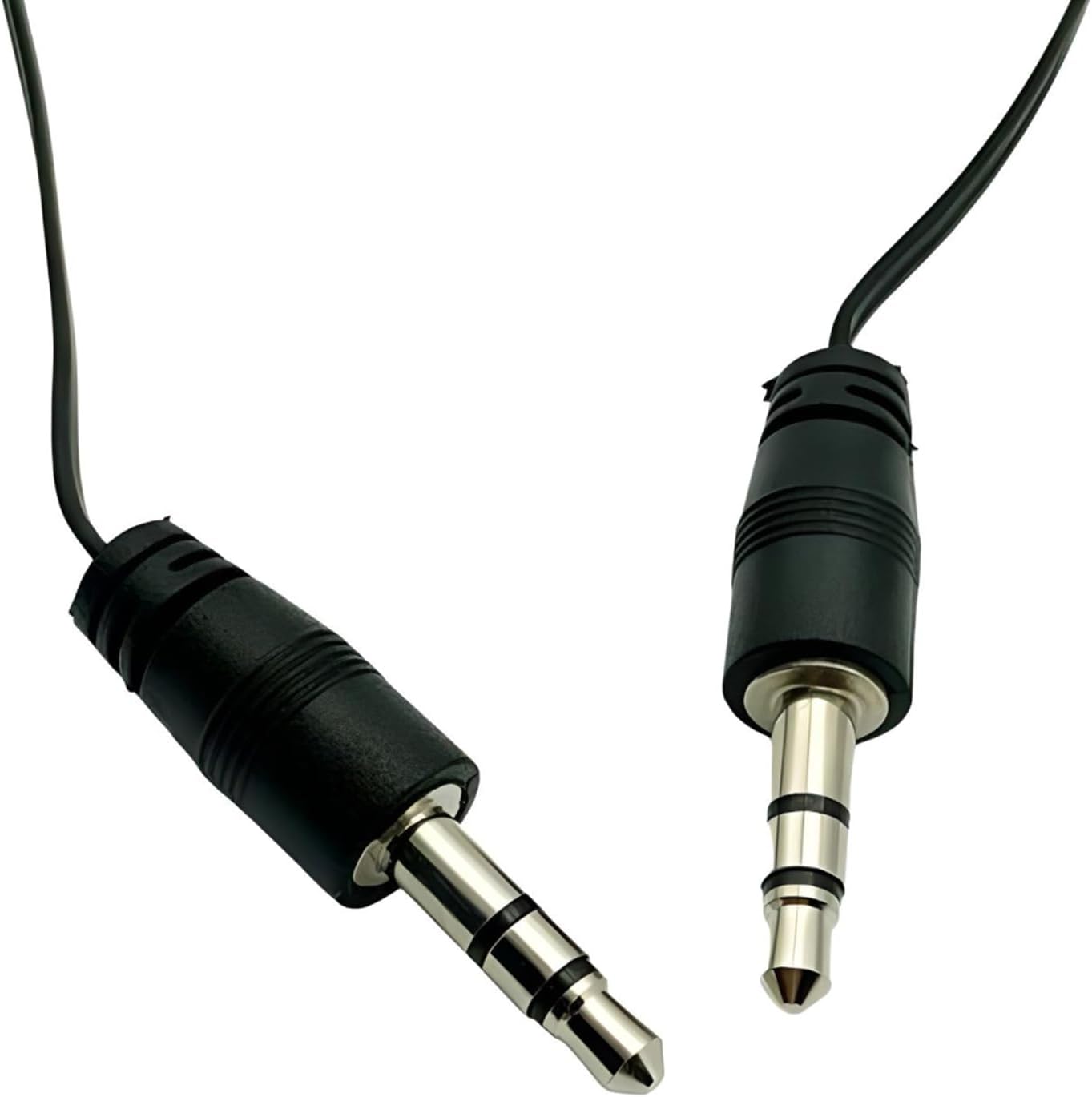 3.5mm Auxiliary Audio Cable Cord for iPod iPhone Zune Car Stereo MP3 Black 6ft - Image 4