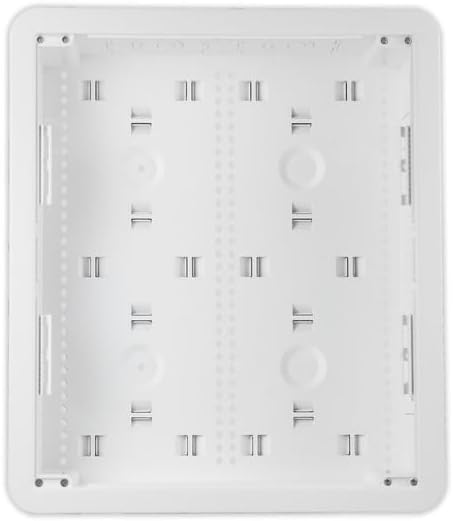 OnQ 17 Inch White Recessed In-Wall Dual Purpose Media Enclosure for TV and Cable Management - Image 6